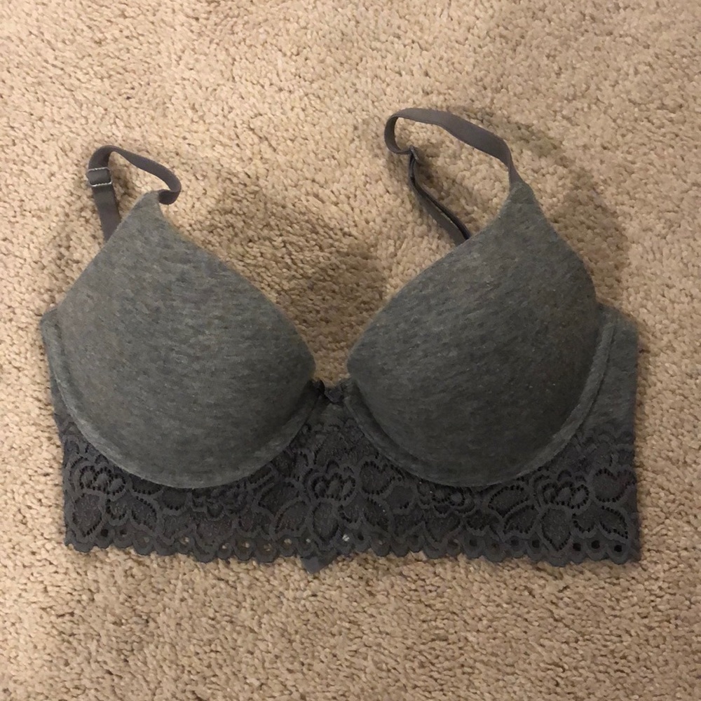 Aerie 30D plunge push-up bra